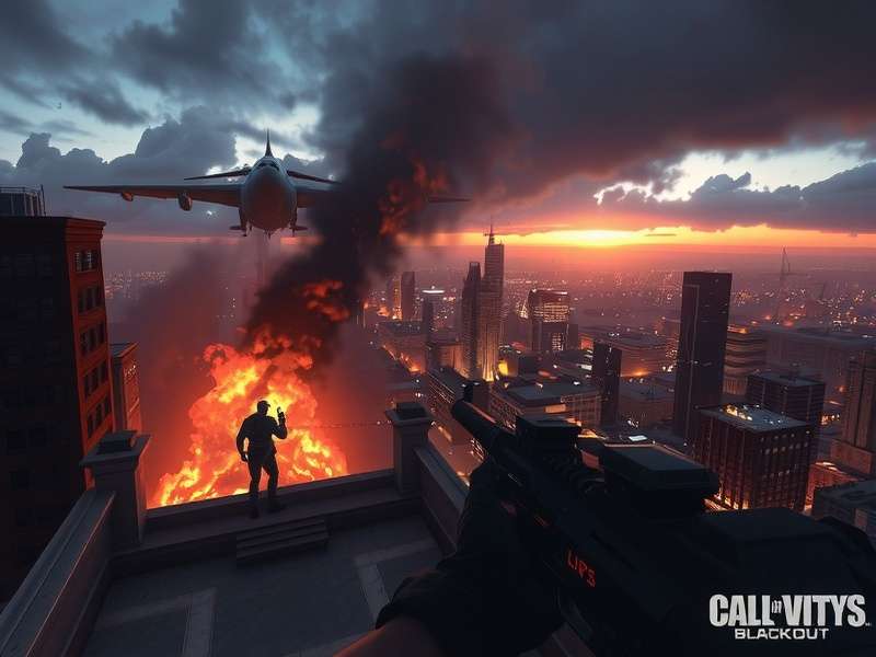 Modern Combat 5 Blackout intense multiplayer squad combat scene