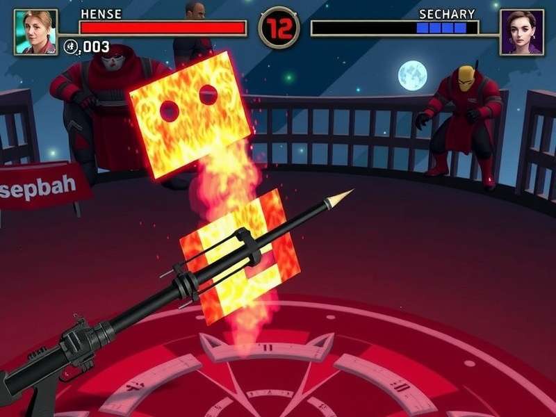 Modern Combat 5 Blackout gameplay screenshot showing intense urban combat