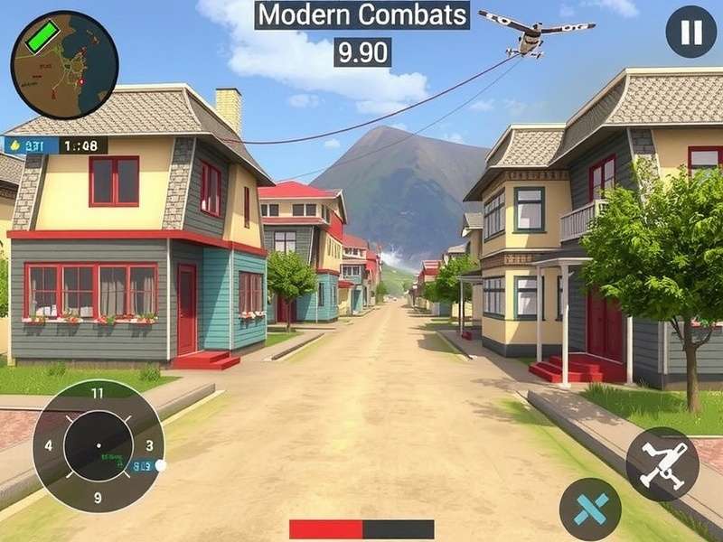 Modern Combat 5 squad engaging in intense urban combat