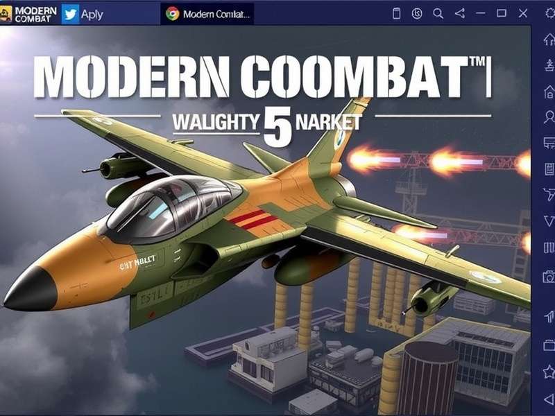 Modern Combat 5 control layout and HUD display