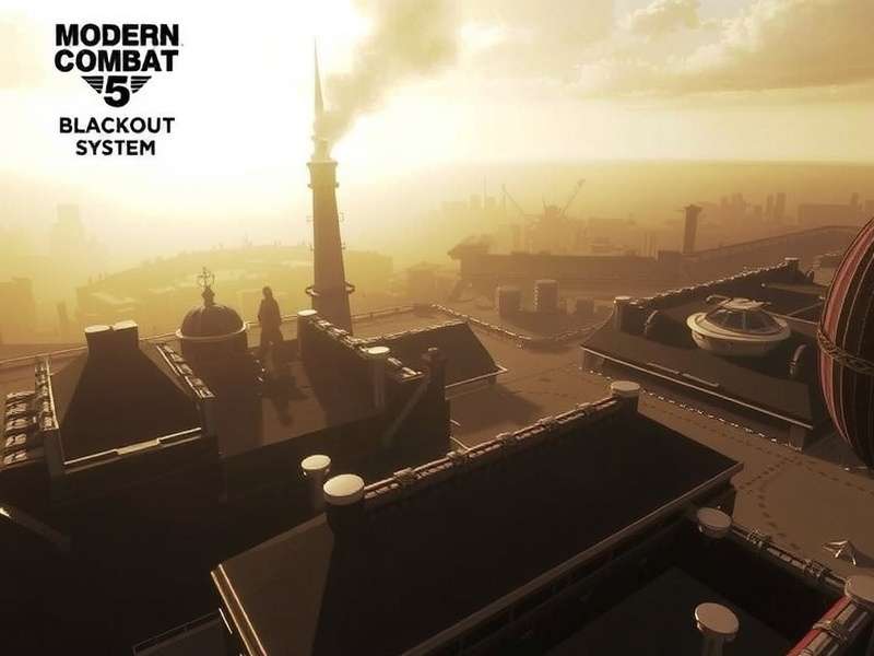 Modern Combat 5 Blackout PC gaming setup with high-end specs