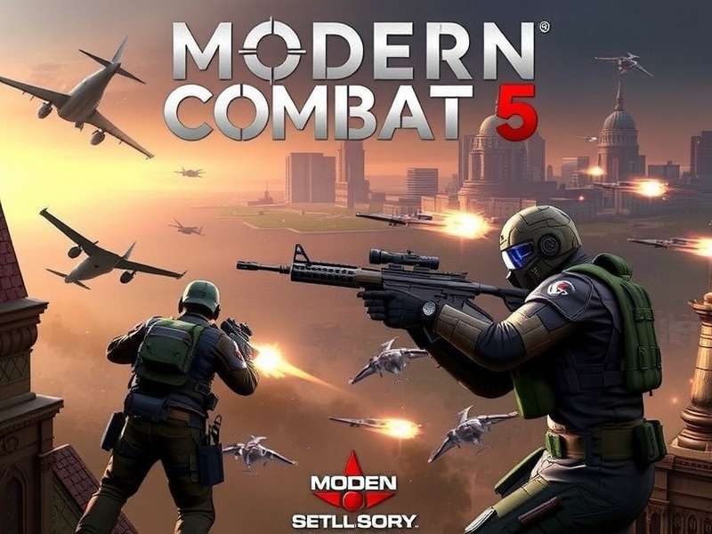 Modern Combat 5 gameplay on PC with intense action scenes