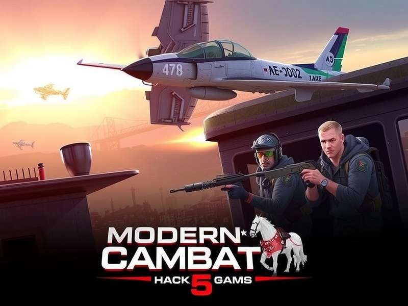 Modern Combat 5 Hack Interface showing unlimited credits and weapons