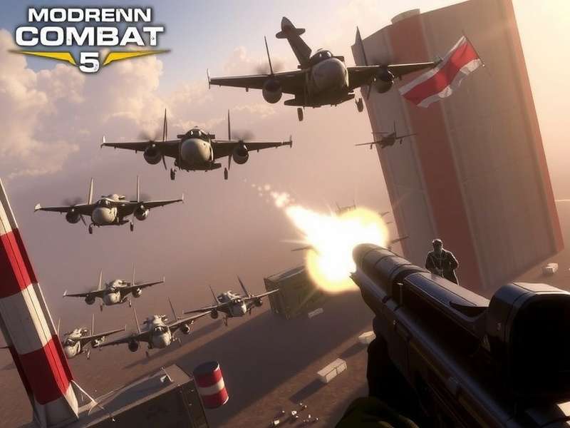 Modern Combat 5 Blackout map gameplay on PC