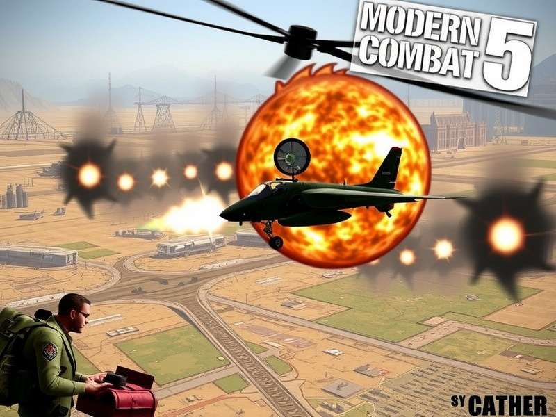 Modern Combat 5 Trailer Screenshot - Action Scene