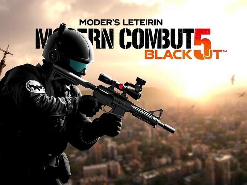 Modern Combat 5 Blackout intense PC gameplay screenshot showing high-quality graphics