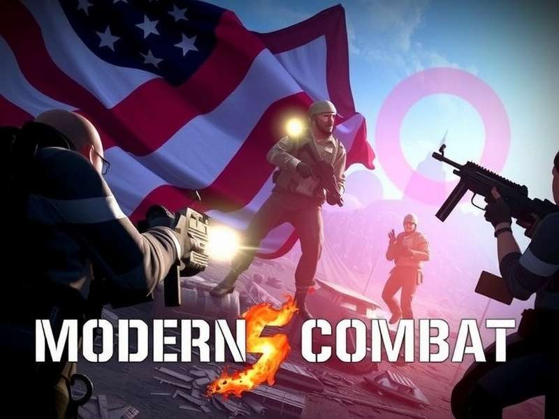 Modern Combat 5 gameplay on PC showing intense firefight action