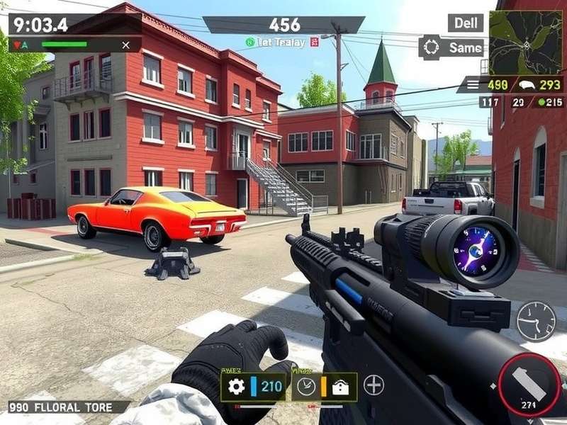 Modern Combat 5 Mobile FPS Gameplay 2025 action scene with Indian player lineup
