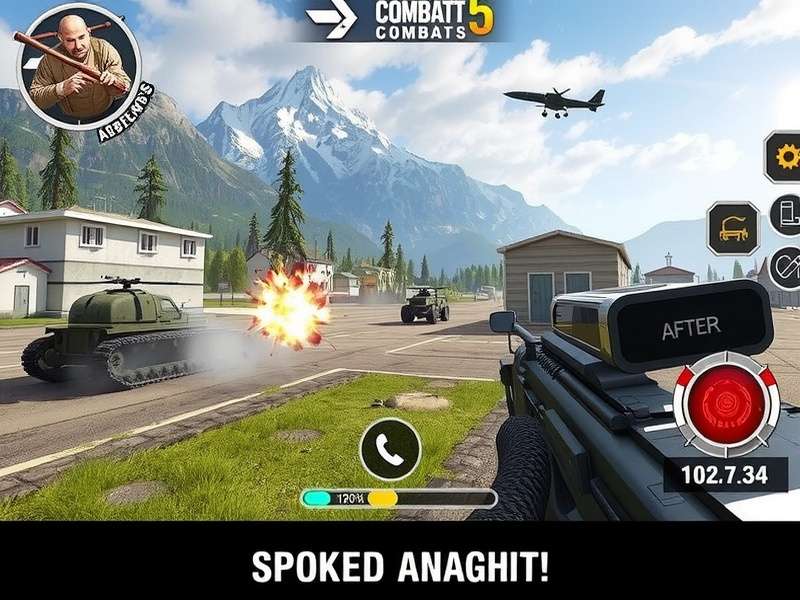 Modern Combat 5 hybrid model showing offline campaign and online multiplayer modes