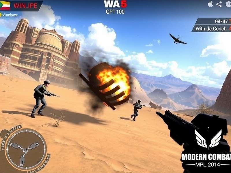Modern Combat 5 PC Download Windows 10 Hero Banner