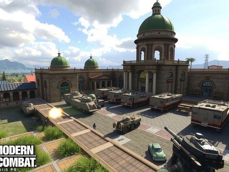 Modern Combat 5 intense multiplayer battle on PC with explosive action