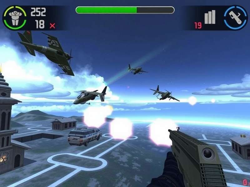 Modern Combat 5 PC Mod gameplay screenshot featuring modded weapons and HUD