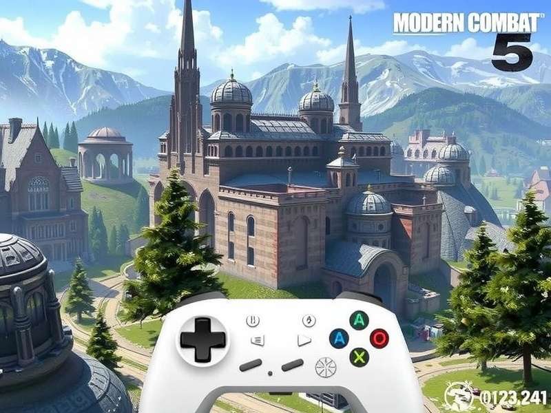 Modern Combat 5 with controller — Indian player using gamepad on mobile