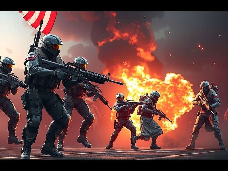 Modern Combat 5 Blackout intense multiplayer firefight in a futuristic urban map