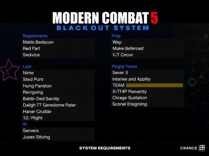 Modern Combat 5 Blackout system requirements overview for PC, Android and iOS devices