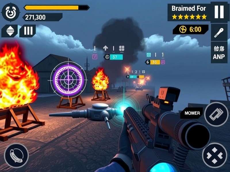 Modern Combat 5 keyboard controls banner showing key bindings layout for PC gameplay