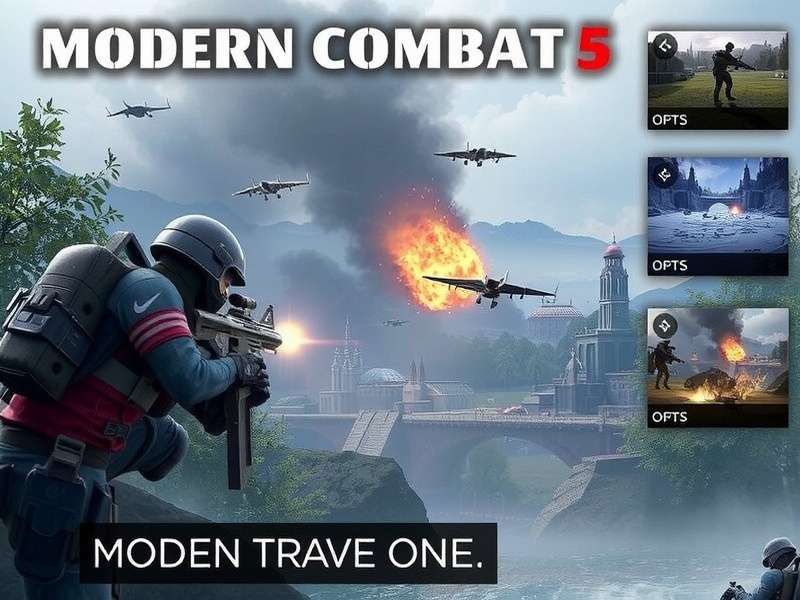 Modern Combat 5 Mod gameplay showcase featuring Blackout mode and Indian community
