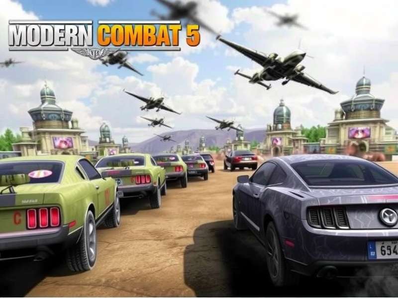 Modern Combat 5 Multiplayer intense multiplayer battle scene with Indian players